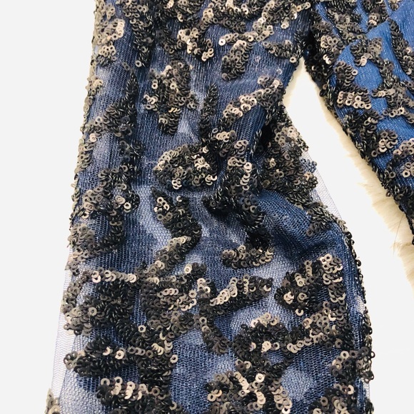 Aidan Marrox classic black mess and sequins dress - Picture 7 of 8